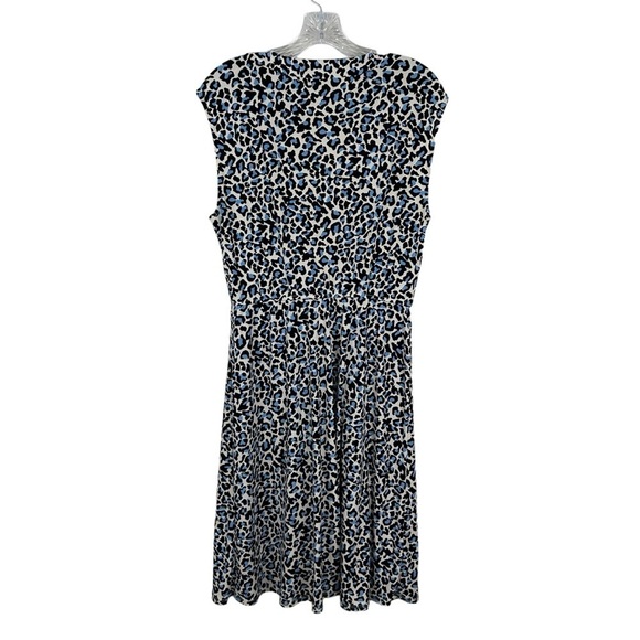 BCBGMaxazria Animal Print Faux Wrap Dress - Picture 7 of 12